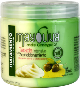 BOÉ COSMETICS Mayoliva 16 oz jar front view showing packaging and benefit of deep repair