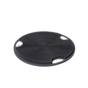 Boie USA charcoal scrubber front view showing slim compact shape and hygienic design