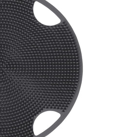 Boie USA scrubber in shower held by hand demonstrating secure grip and fast drying