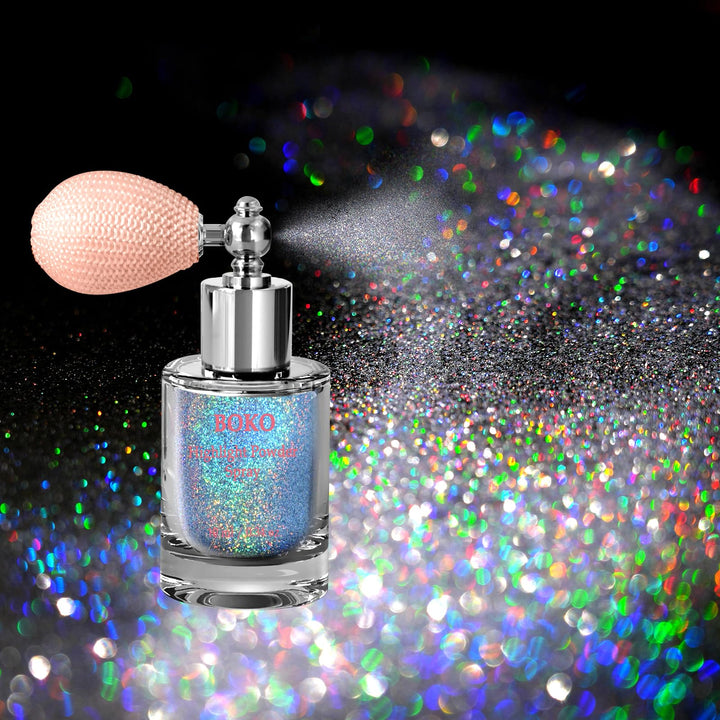 Boko front packaging showing holographic silver bottle and label, eye-catching shimmer