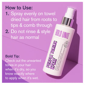 BOLD UNIQ ingredient label close-up highlighting vegan and sulfate-free benefits