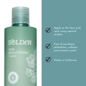BOLDEN application on cotton pad demonstrating simple skincare step