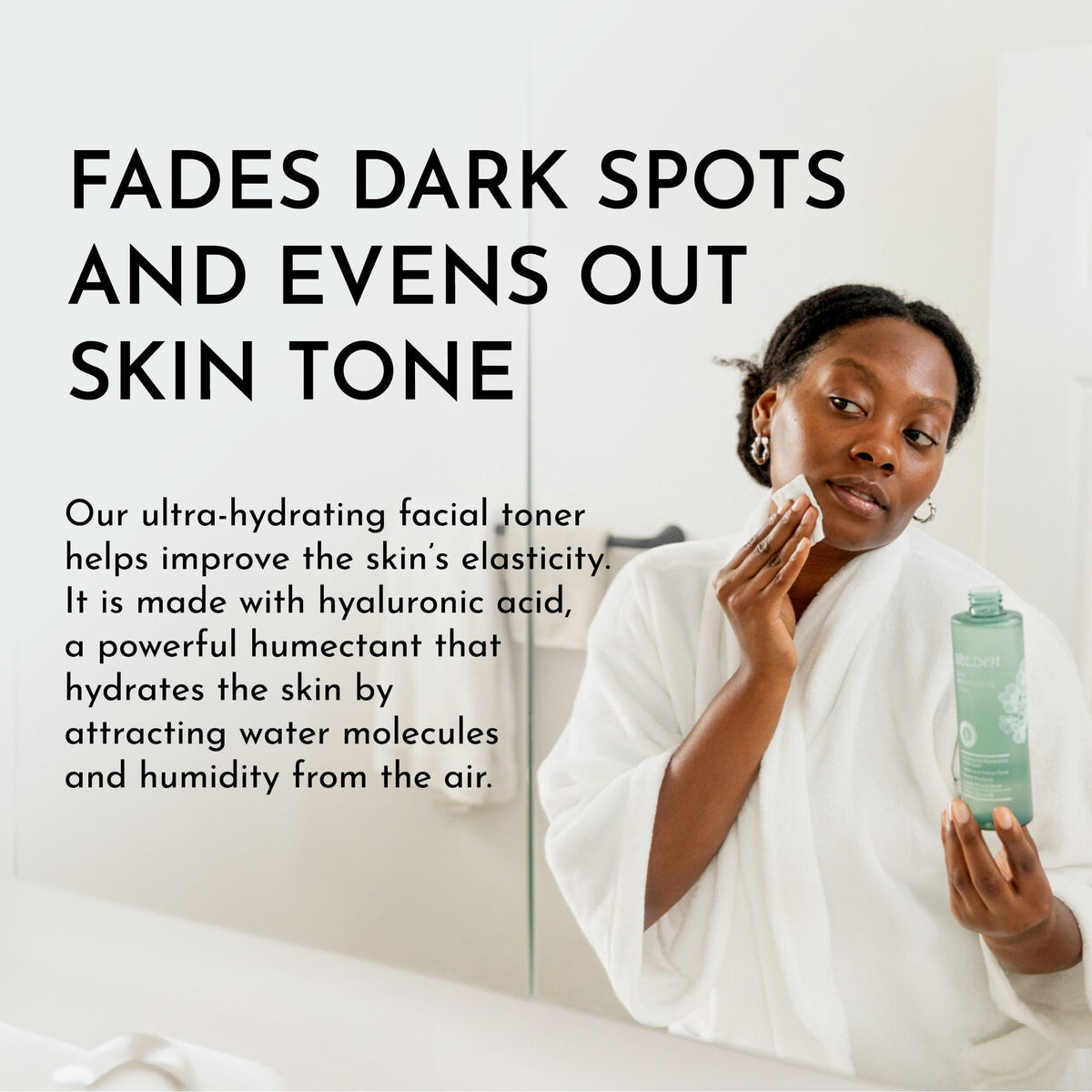 BOLDEN label close-up highlighting key ingredients for informed choice