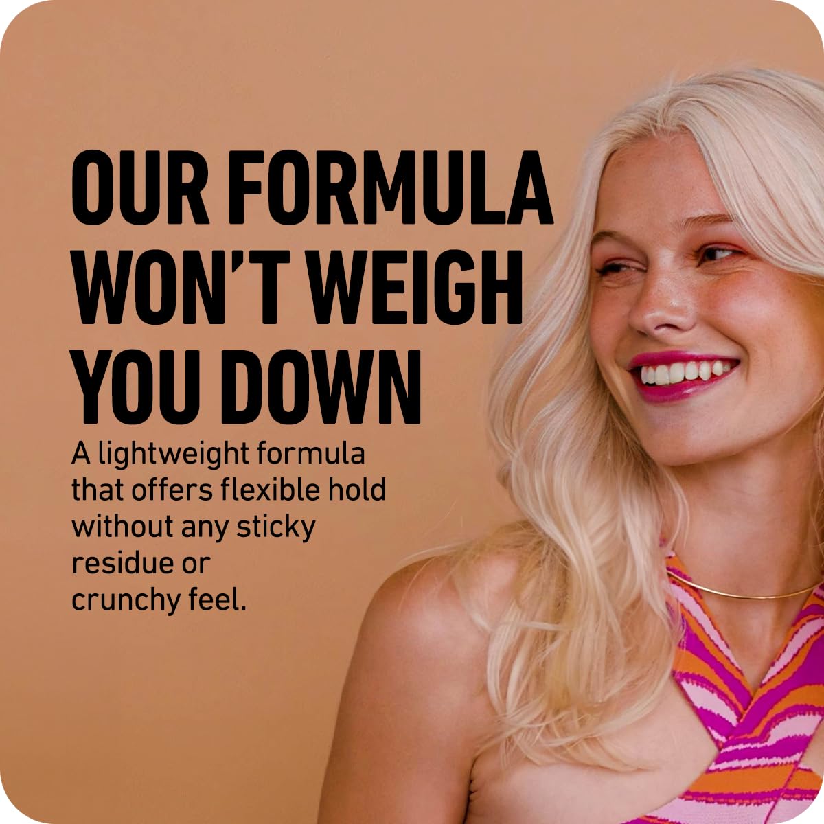 Boldify being applied to damp hair for pre-styling volume and hold