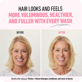 Boldify conditioner running through hair reveals easy detangling action