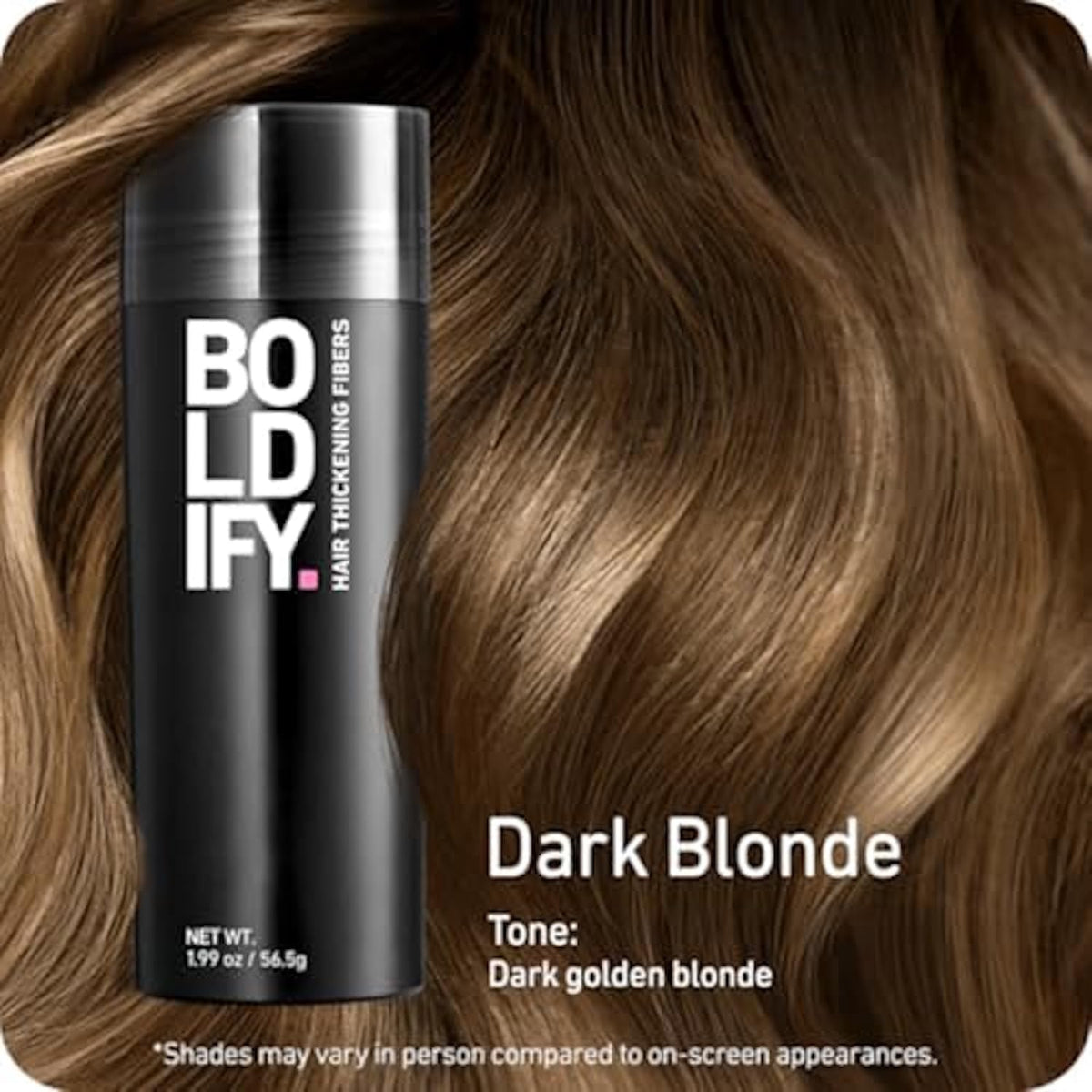 Boldify close-up of fiber texture showing natural, hair-like finish