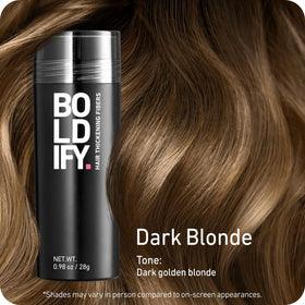 Boldify open dispense top revealing shaker design for controlled application benefit