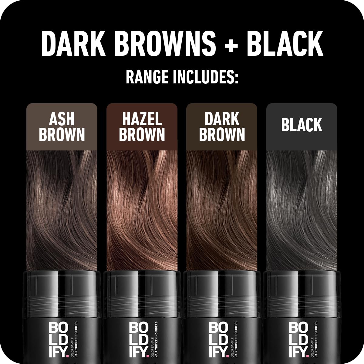 Boldify fiber texture close-up demonstrating soft, natural finish