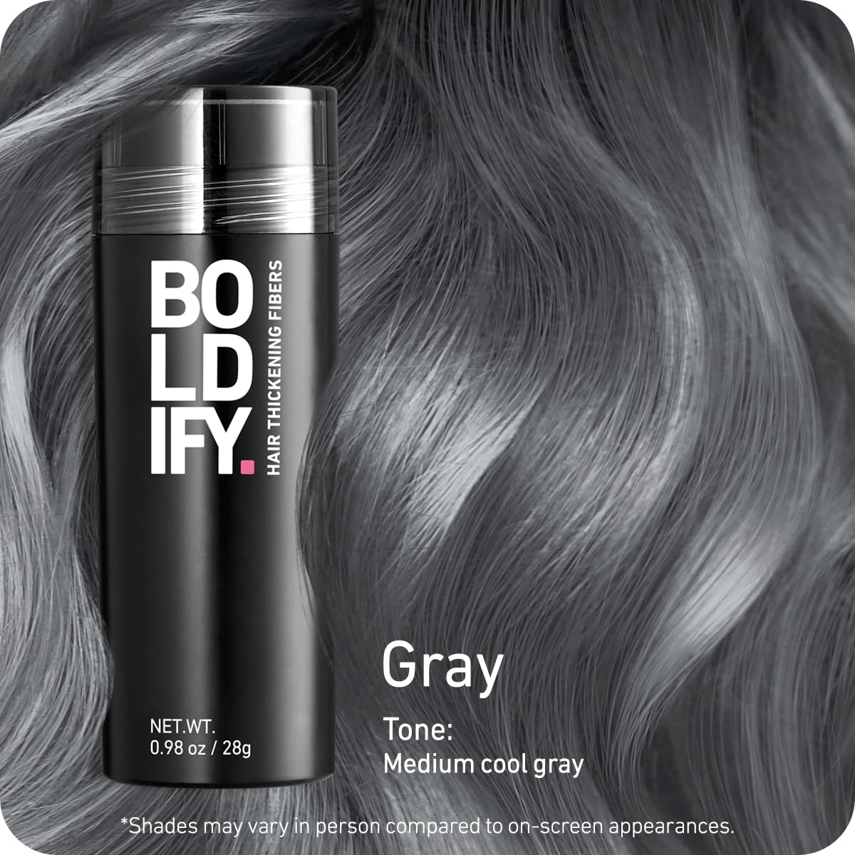 Boldify fiber texture closeup showing soft, natural volume