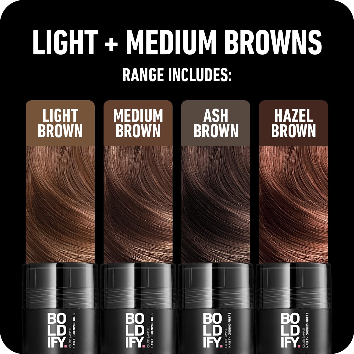Boldify fibers close-up showing fine texture for natural-looking coverage