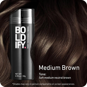 Boldify fibers texture close-up highlighting natural, touchable finish