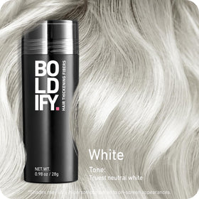 Boldify fibers texture close-up showing soft plant-based strands and natural finish