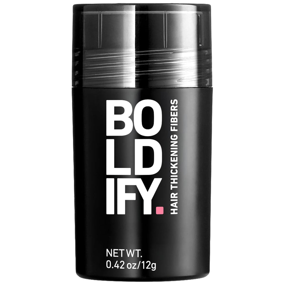 Boldify front packaging hazel brown showing product and shade
