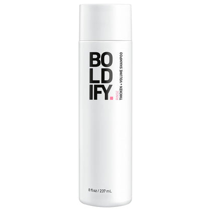 BOLDIFY front packaging showing 8oz bottle and volumizing benefit