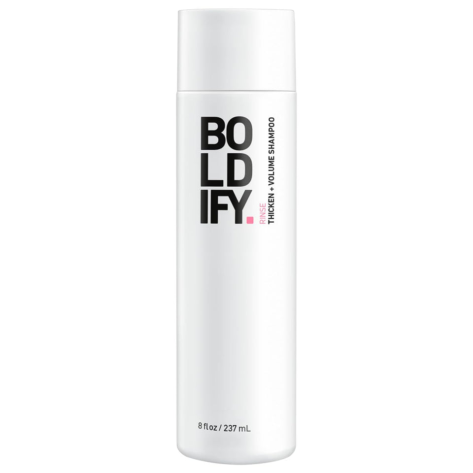 BOLDIFY front packaging showing 8oz bottle and volumizing benefit