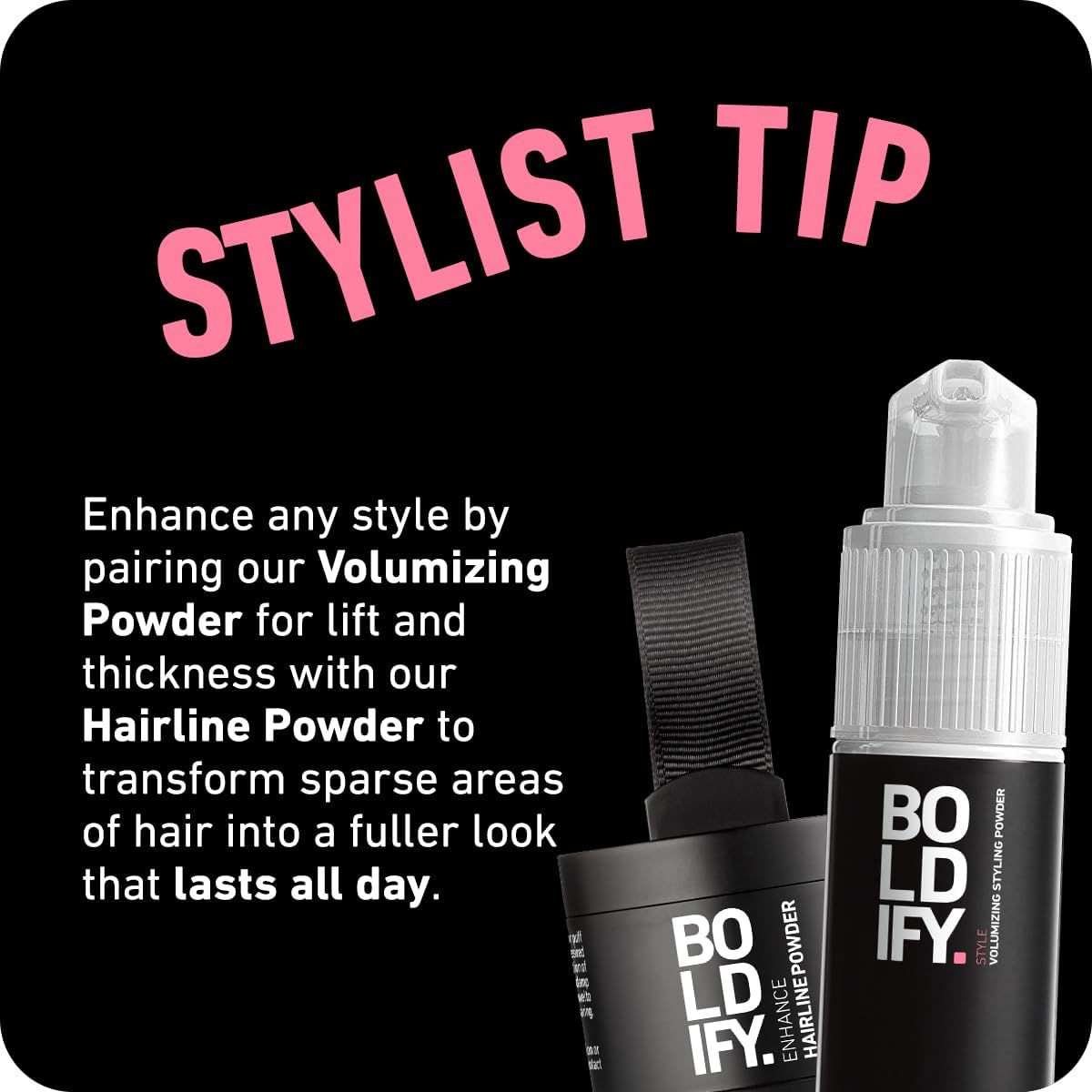 Boldify in bag commuting scene showing easy on-the-go touch-ups