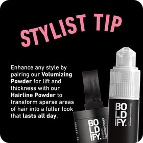Boldify in bag commuting scene showing easy on-the-go touch-ups