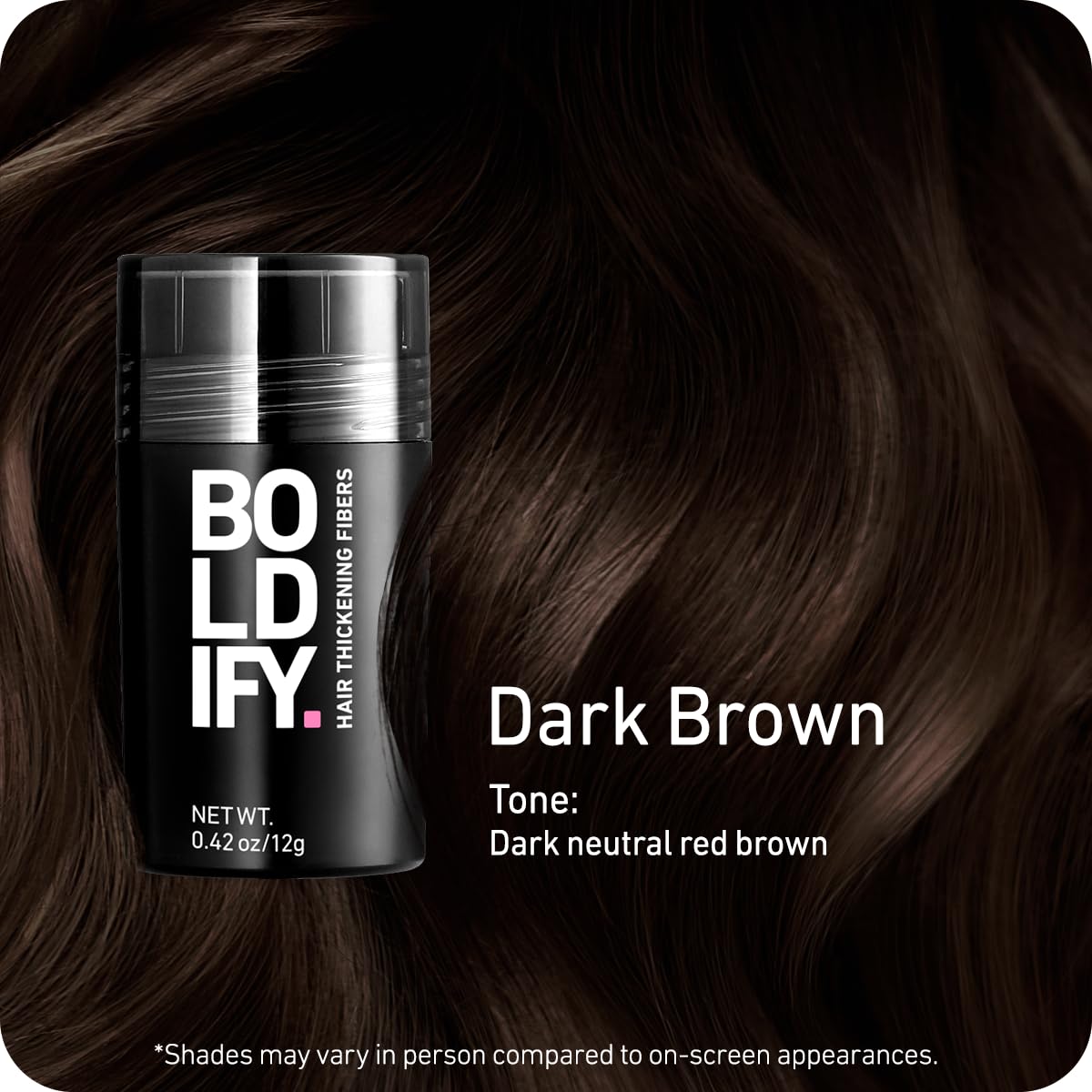 Boldify powder close-up emphasizing soft vegan fiber texture