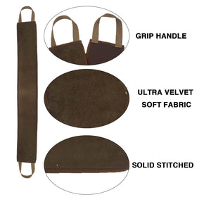 BOLITFU back applicator in use reaching shoulders for even coverage