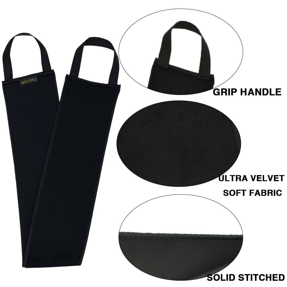 BOLITFU exfoliating glove textured surface prepping skin for tan