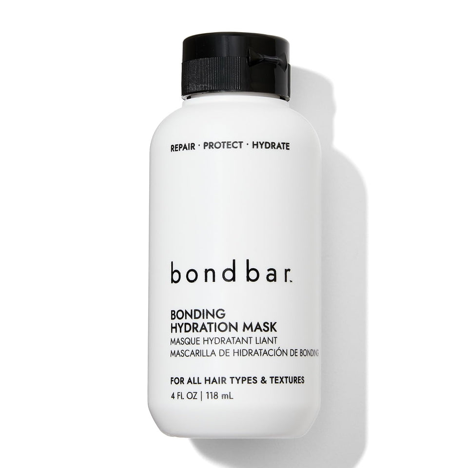 Bondbar hydration mask front bottle showing recyclable packaging and volume