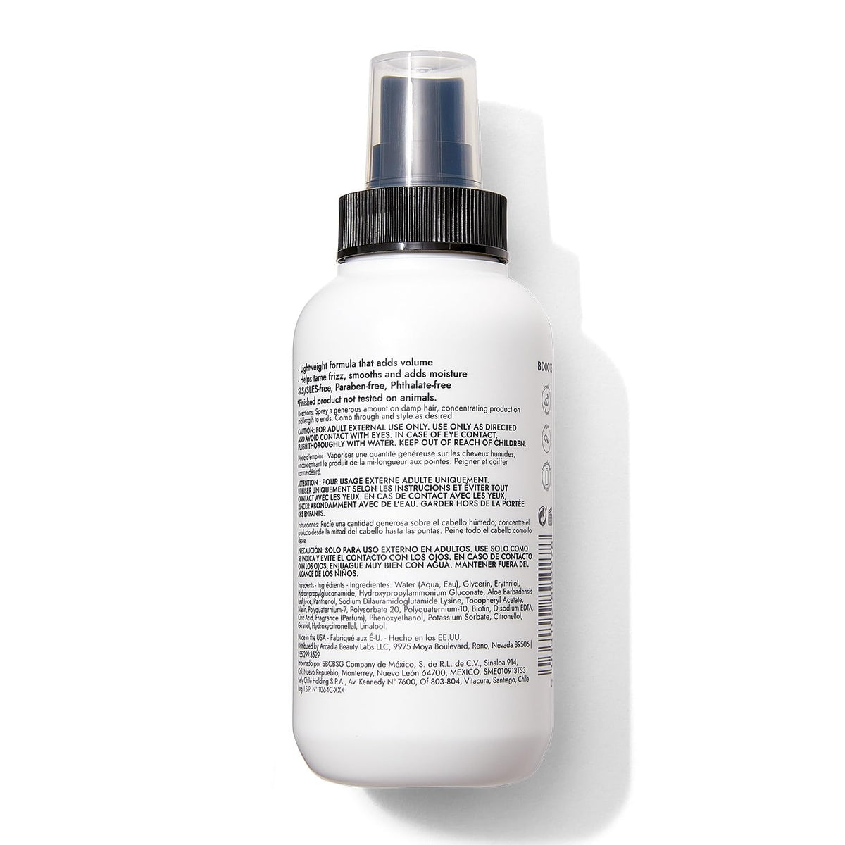 Bondbar label highlighting vegan, paraben-free claims for conscious shoppers
