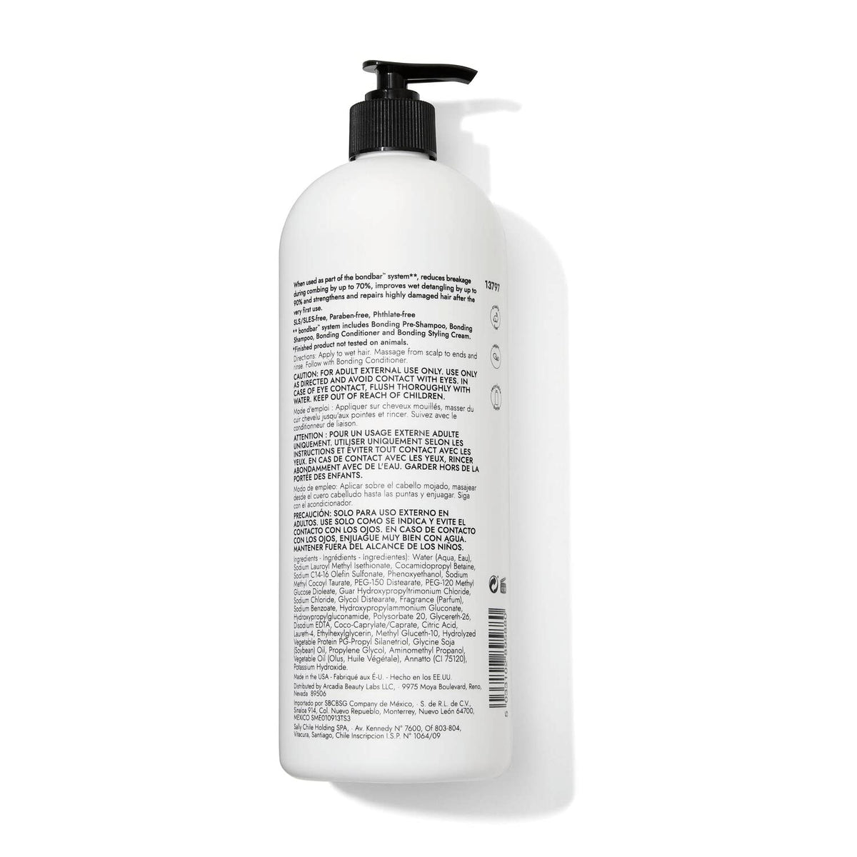 Bondbar pour texture closeup highlighting creamy lather benefits