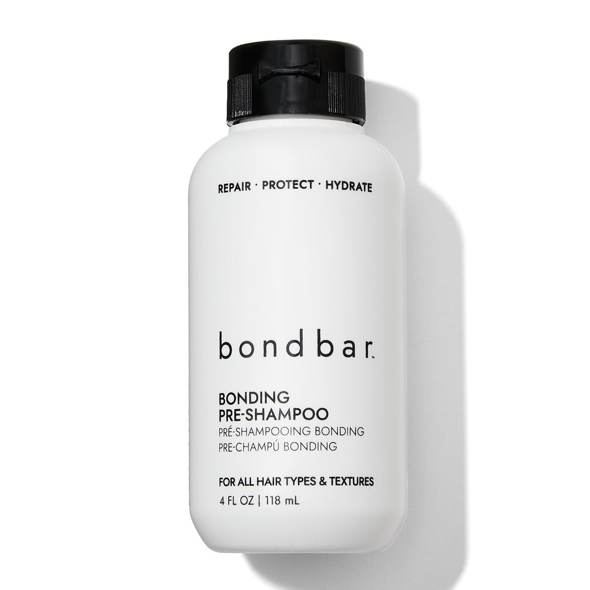 Bondbar front packaging showing bottle and 4 fl oz volume benefit