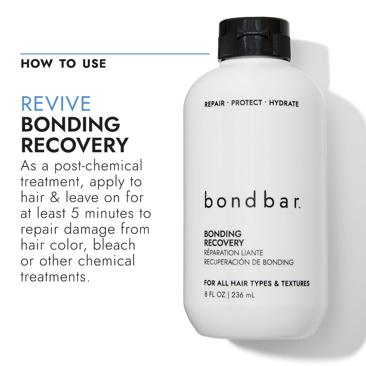 Bondbar recyclable bottle marking emphasizing eco-friendly packaging