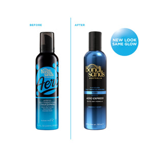 Bondi Sands foam texture close-up highlighting lightweight absorption