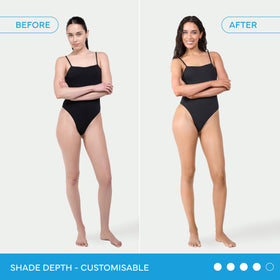Bondi Sands label closeup showing product details and usage clarity