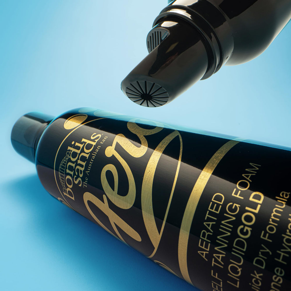 Argan oil visual with Bondi Sands indicating moisturising support