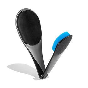 Bondi Sands applicator extended handle demonstrating added reach for back tanning