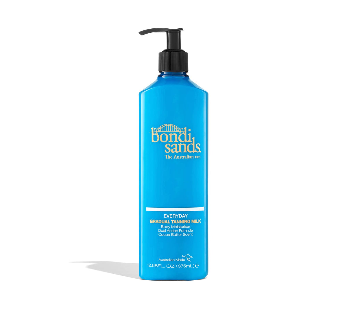 Bondi Sands front bottle showing product and easy application benefit
