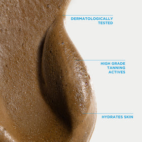 Bondi Sands bottle dispensing foam to illustrate controlled pump and user-friendly design