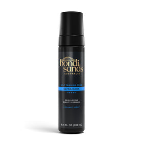 Bondi Sands front packaging showing bottle and branding with clean presentation, promotes ease