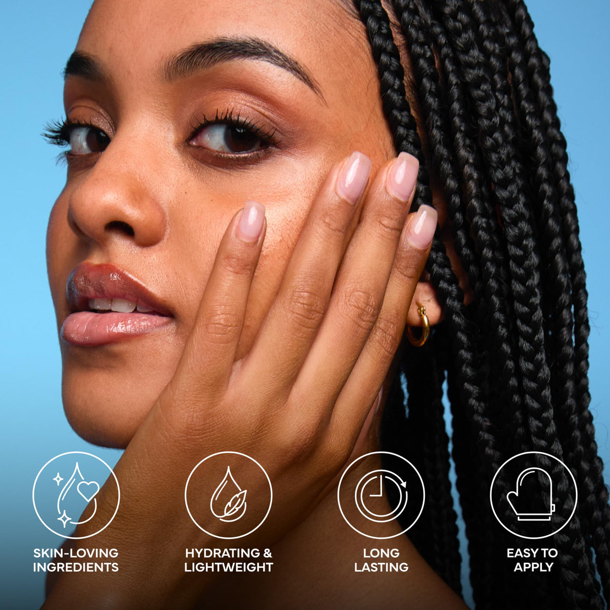 Bondi Sands label close-up showing ingredients like aloe vera and coconut for hydration