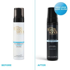 Bondi Sands mousse dispensed from pump to show lightweight texture and fast absorption