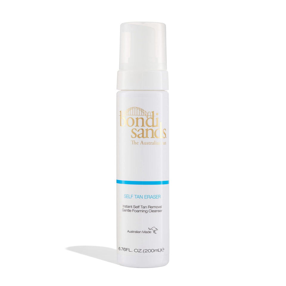 Bondi Sands front packaging showing bottle and branding for clear product ID and appeal