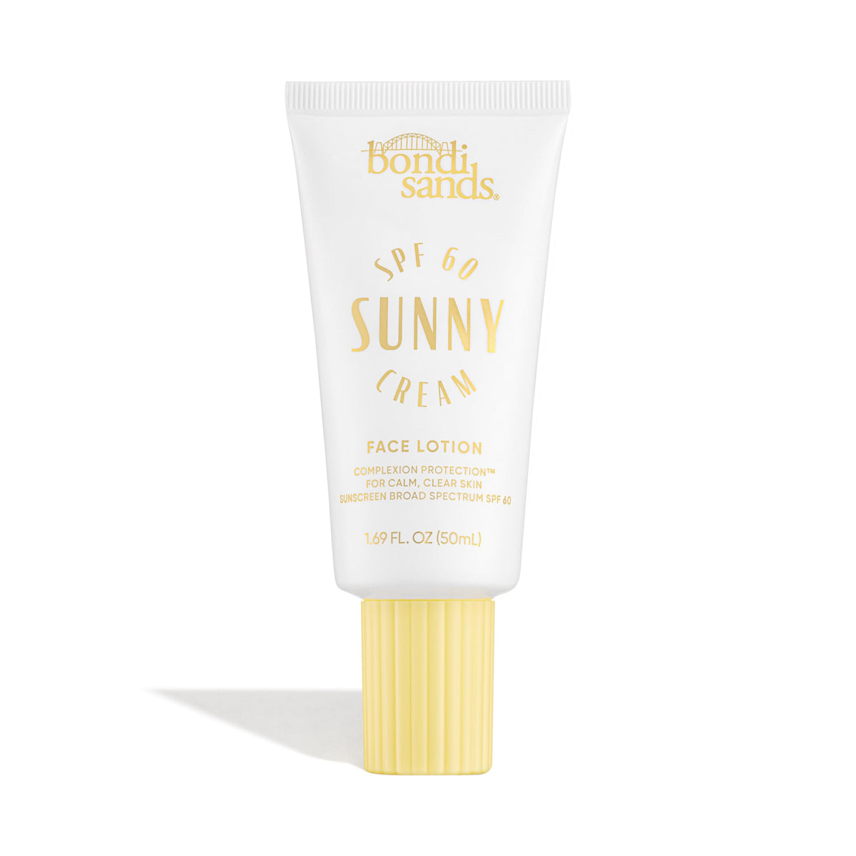 Bondi Sands front tube showing SPF 60 and travel size benefit