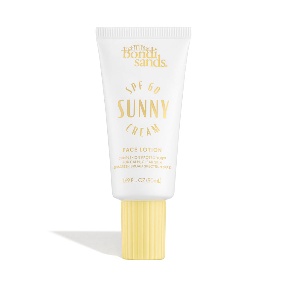 Bondi Sands front tube showing SPF 60 and travel size benefit