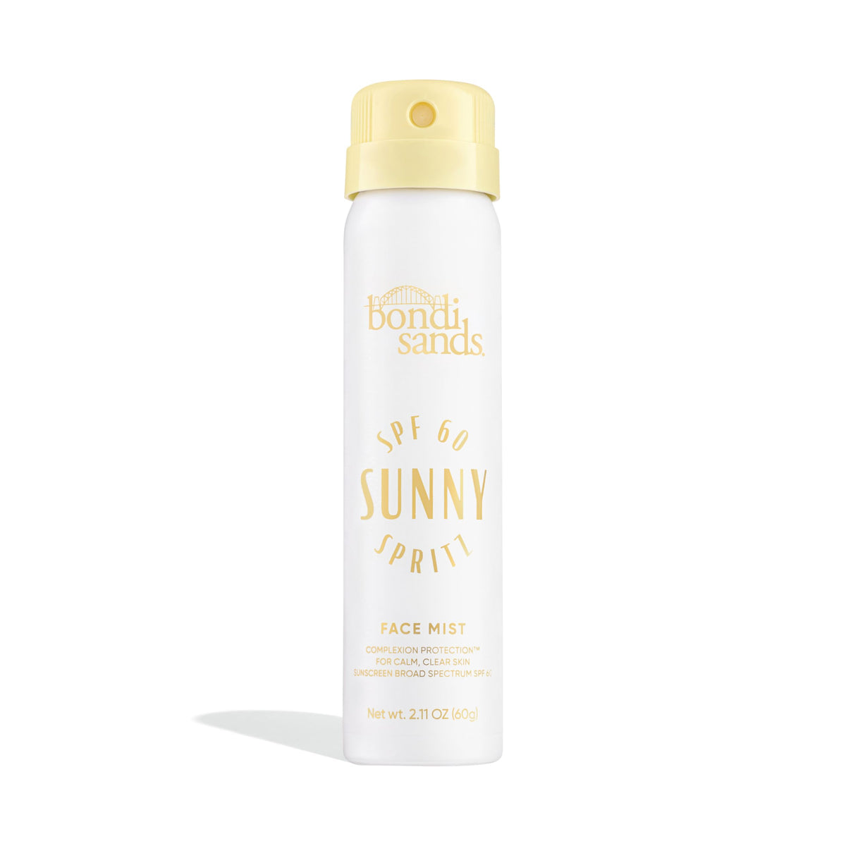 Bondi Sands Sunny Spritz front packaging showing SPF 60 protection benefit