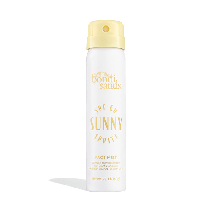 Bondi Sands Sunny Spritz front packaging showing SPF 60 protection benefit