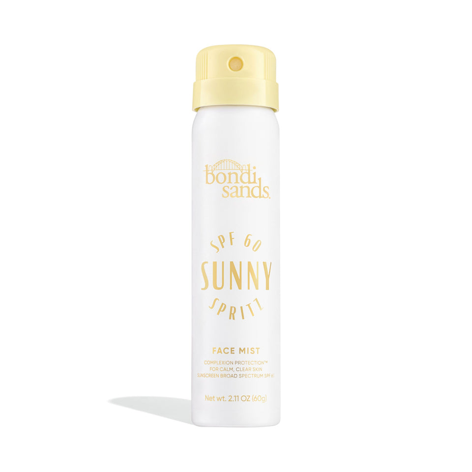 Bondi Sands Sunny Spritz front packaging showing SPF 60 protection benefit