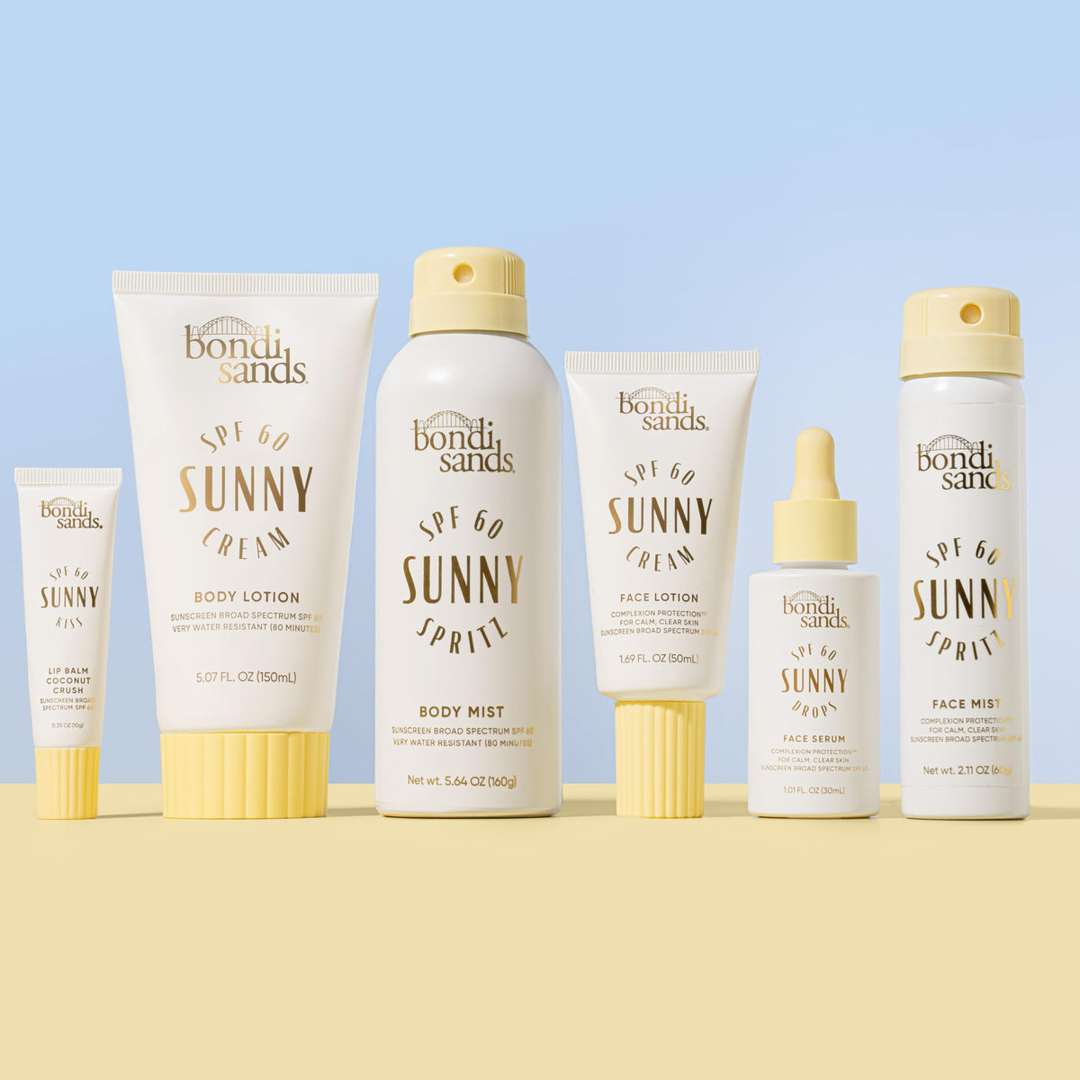 Bondi Sands Sunny Spritz used at beach showing water-resistant sun protection benefit