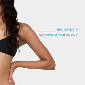 Close-up of Bondi Sands foam texture emphasizing even spread and streak-free benefit