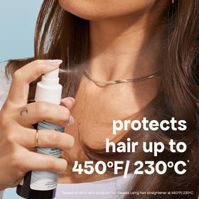 BONDIBOOST used on dry hair before curling for smoother styling