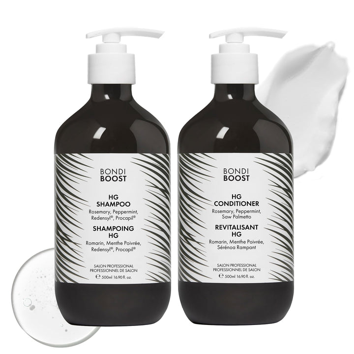BondiBoost front packaging showing both bottles and benefit claims