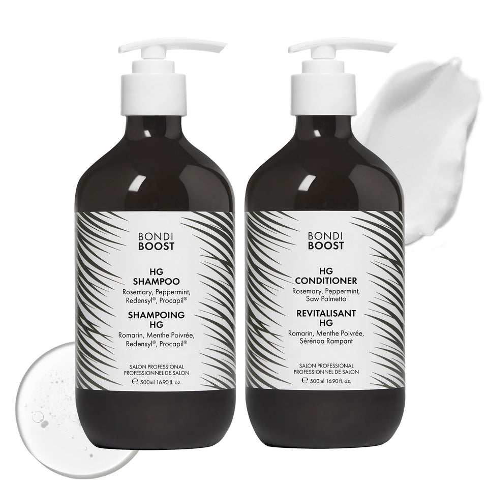 BondiBoost front packaging showing both bottles and benefit claims