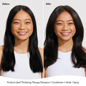 BONDIBOOST before and after hair photo showing increased volume and lift